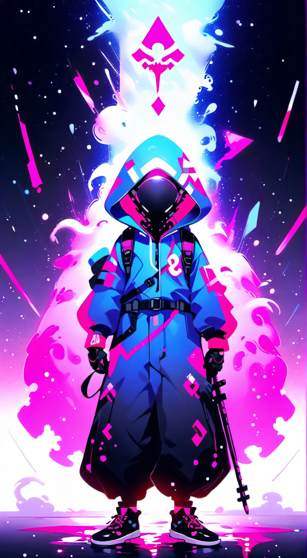 ai character: Pink Guard Hangout background