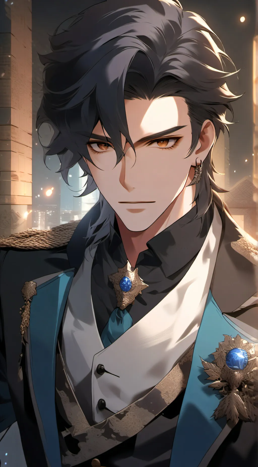 ai character: mha road trip background