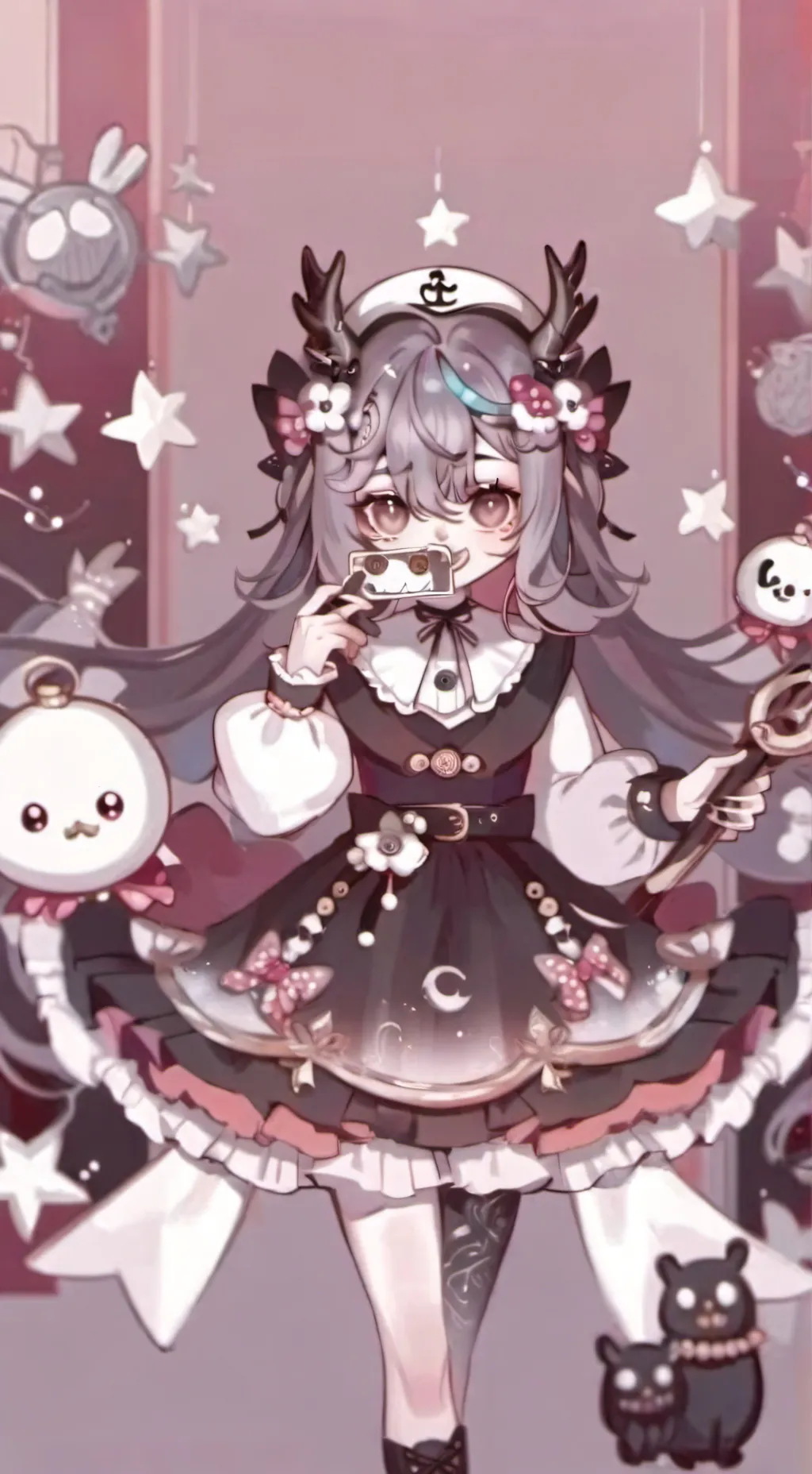 ai character: 🍫⊰☕𝓢𝔀𝓮𝓮𝓽 𝓜𝓮𝓲 ♡☕⊱🍫 background