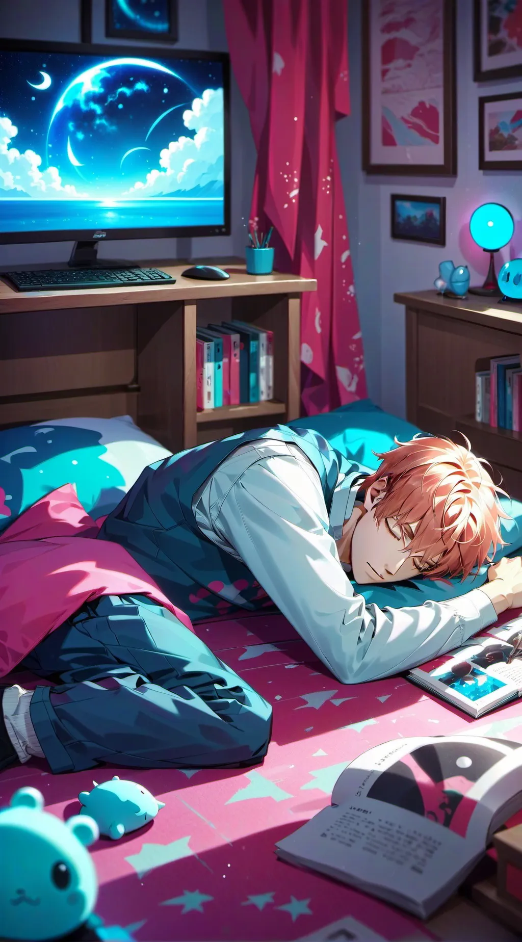 ai character: your Stream. background