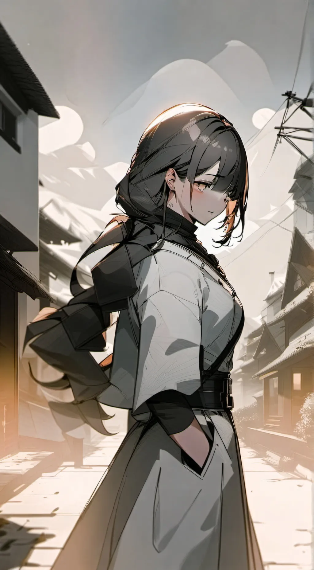 ai character: Николь background