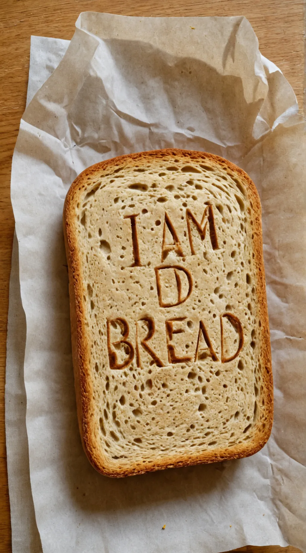 ai character: i am Bread  background