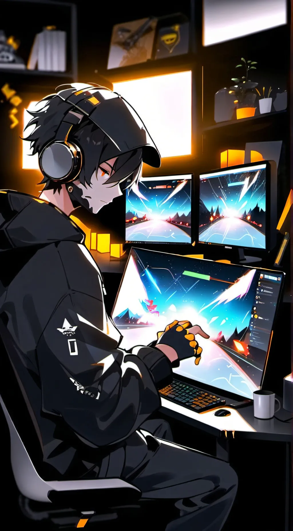 ai character: Geometry Dash :p background