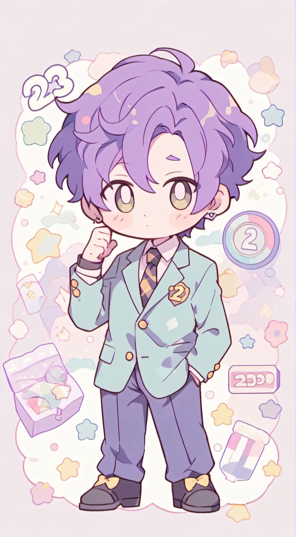 ai character: Thanos  background