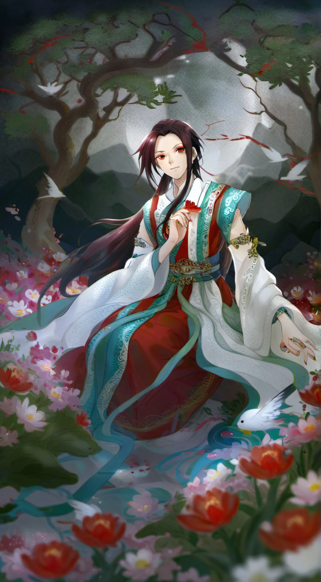 ai character: Momo tomboy 🤑 background