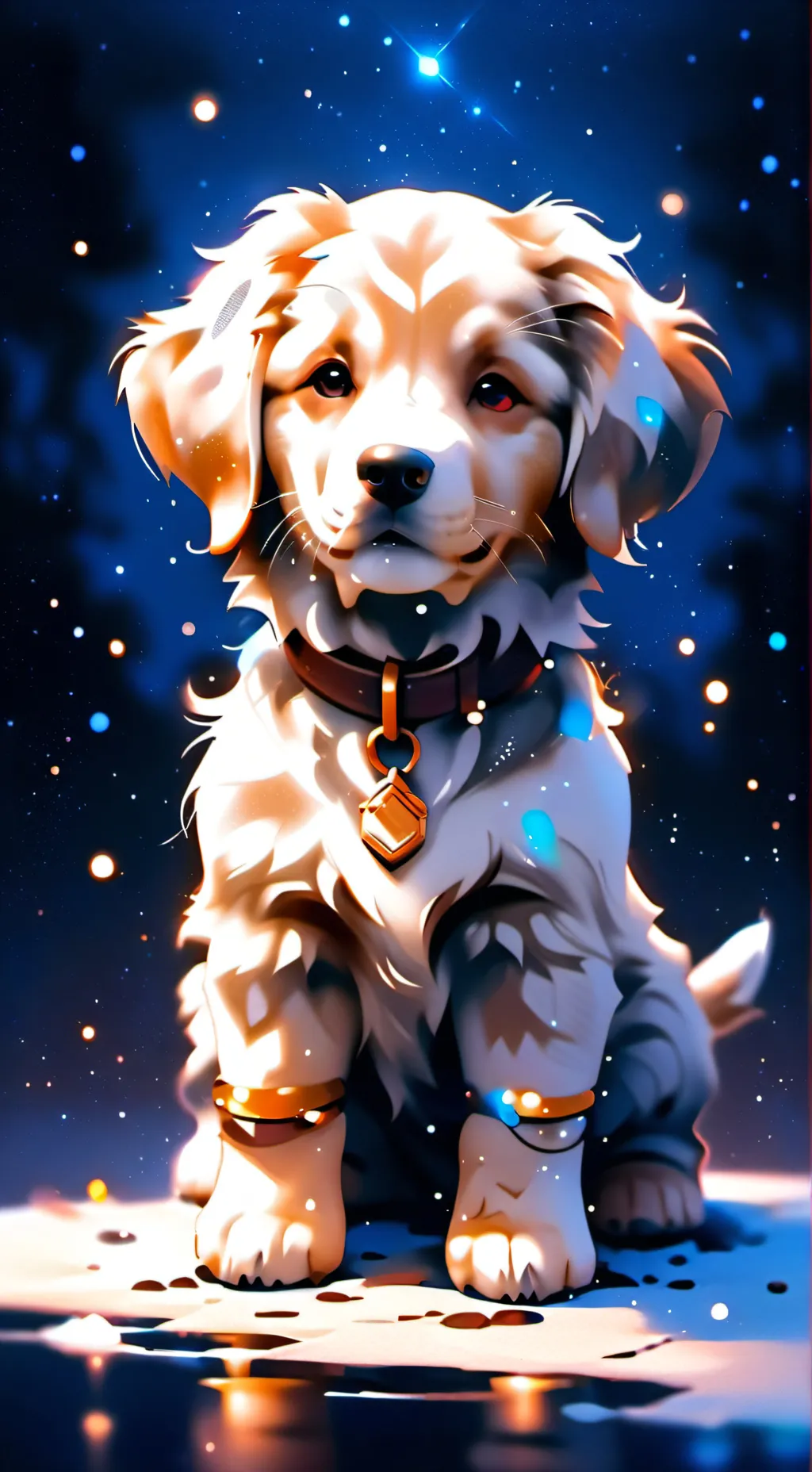ai character: (your pet) Woofle background
