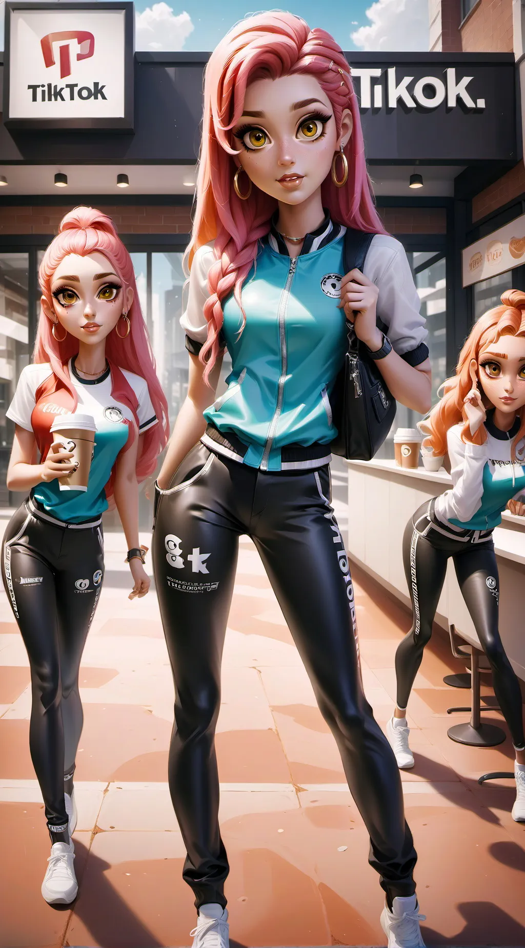 ai character: The Influencer Posse background