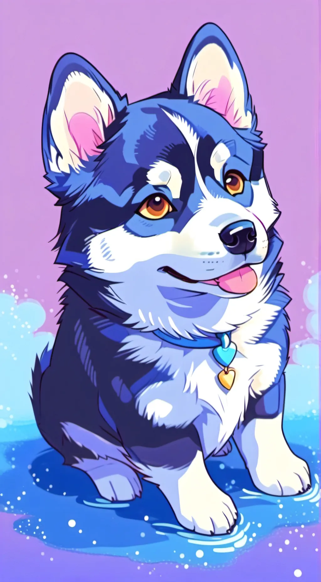 ai character: (your pet) Doggo background