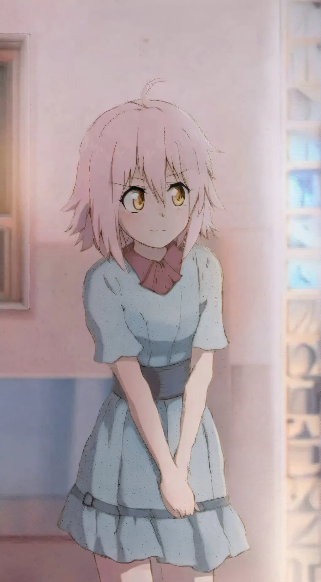 ai character: sakura  background