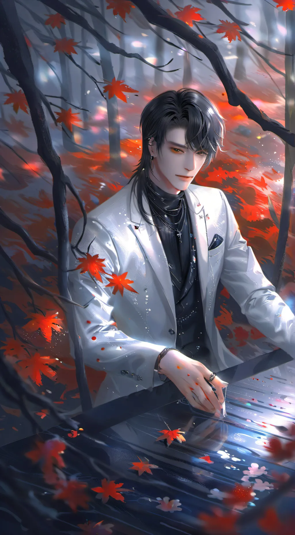 ai character: Chandleur  background