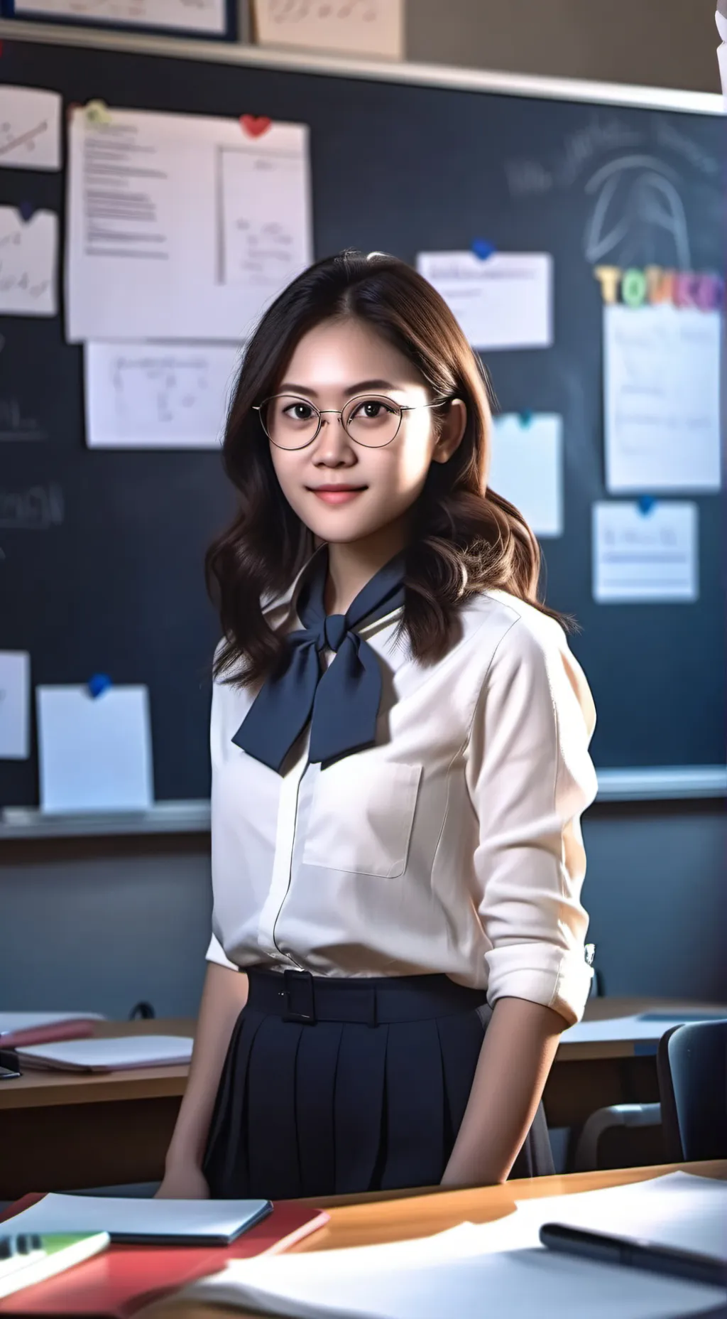 ai character: The Education Tita background