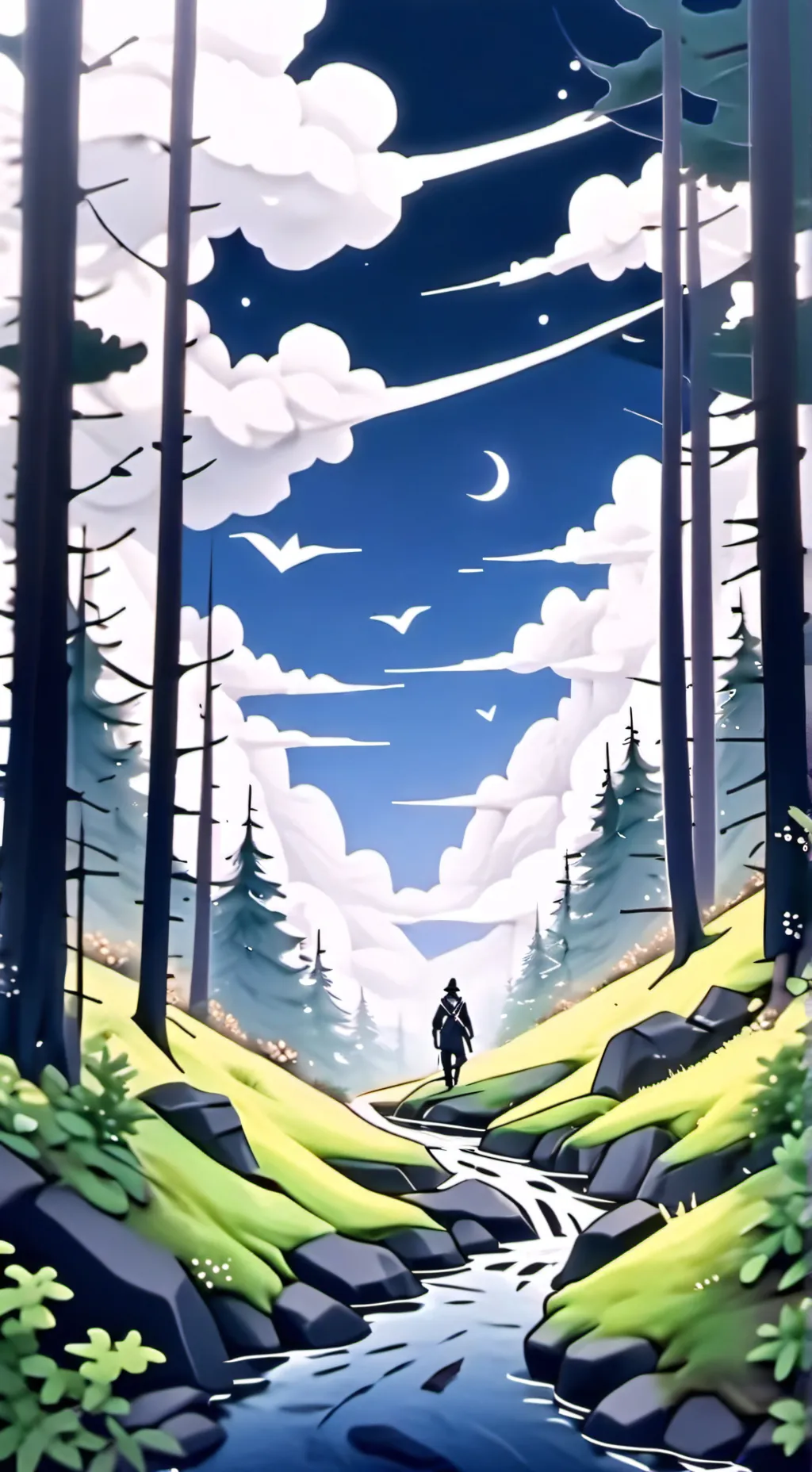 ai character: fruitCAKE >:V background