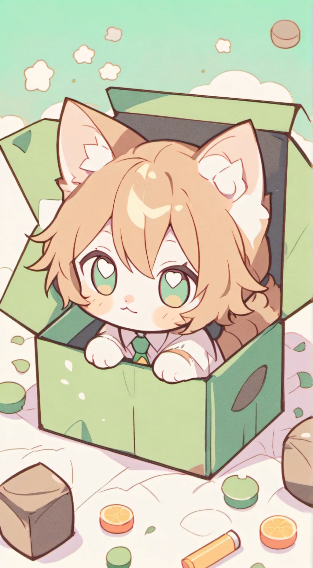 ai character: Muffin background