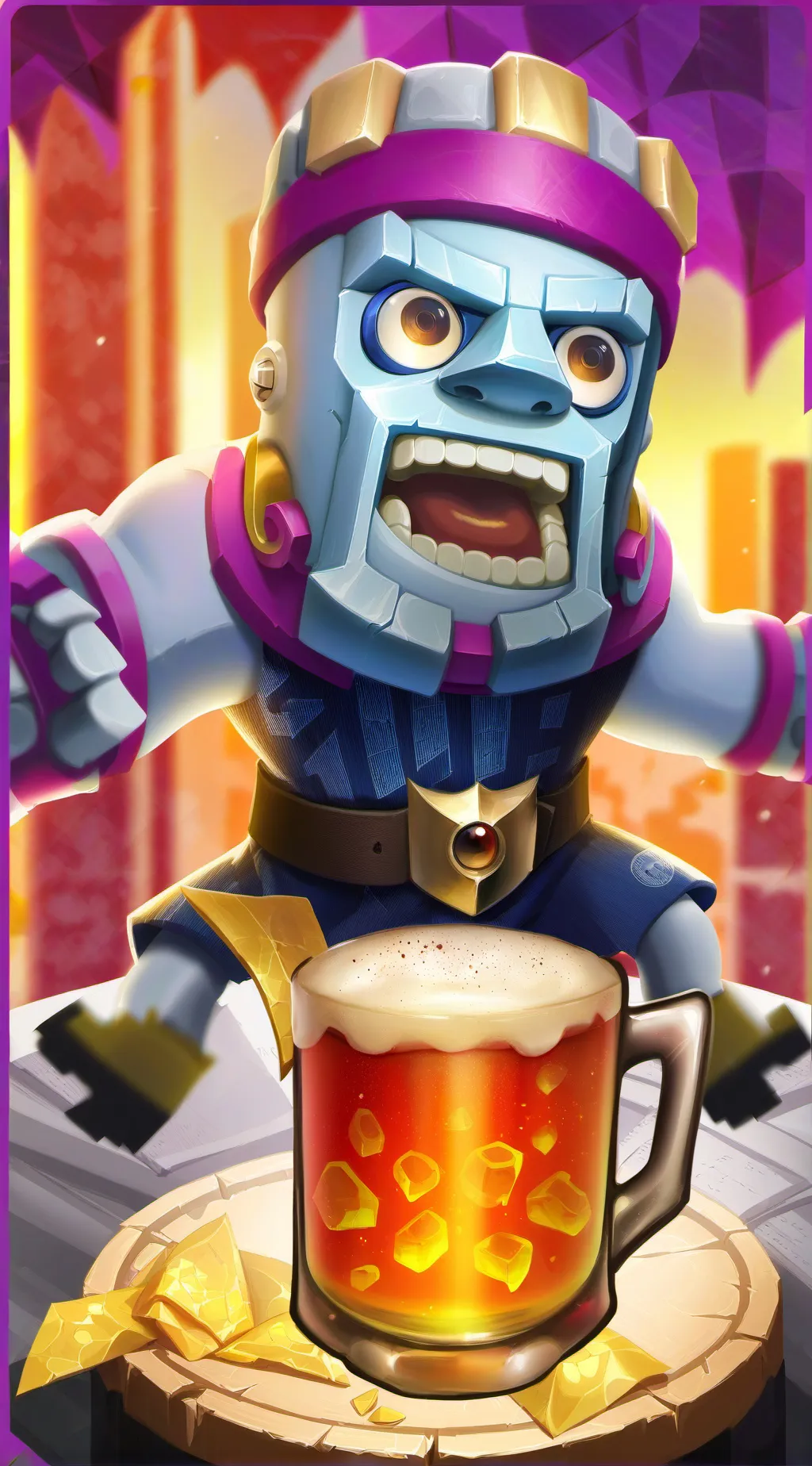 ai character: Чурка background