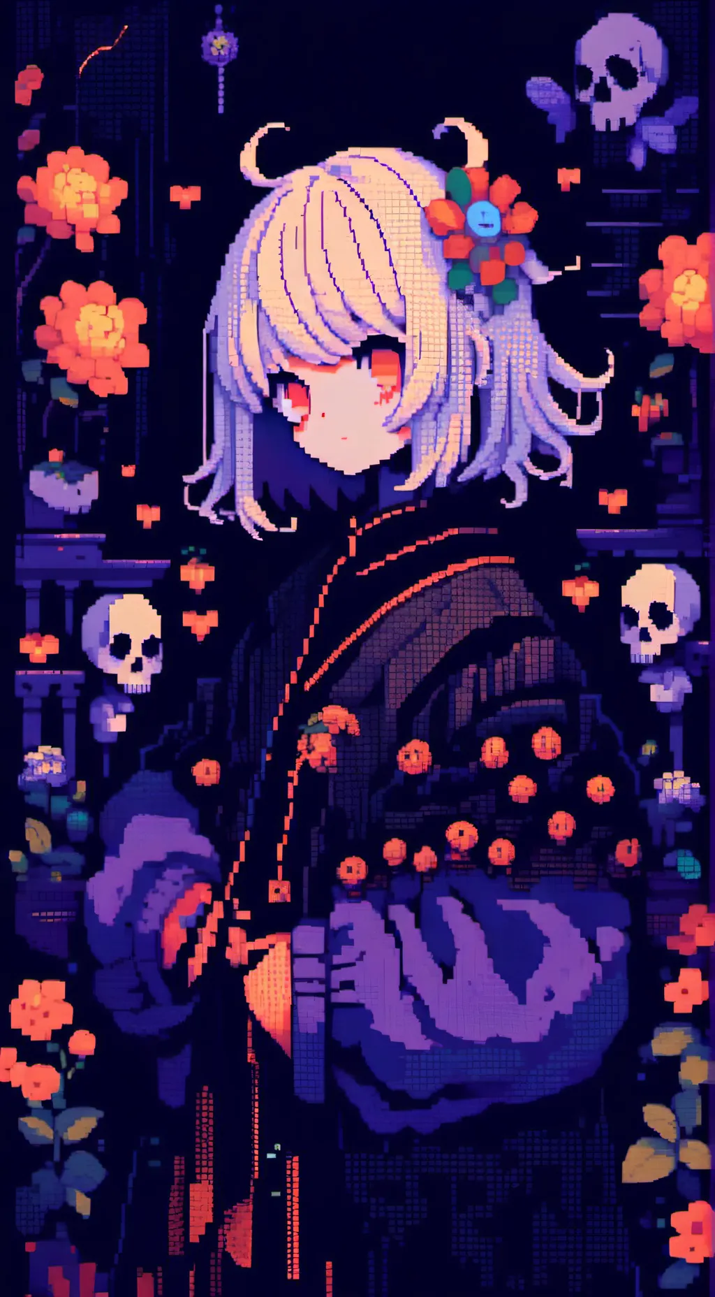 ai character: An idiot in killer background