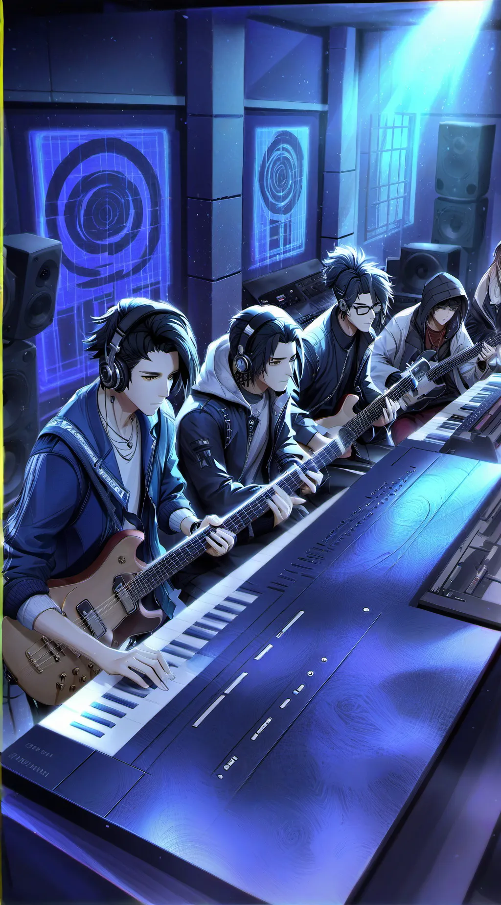 ai character: skz studio background