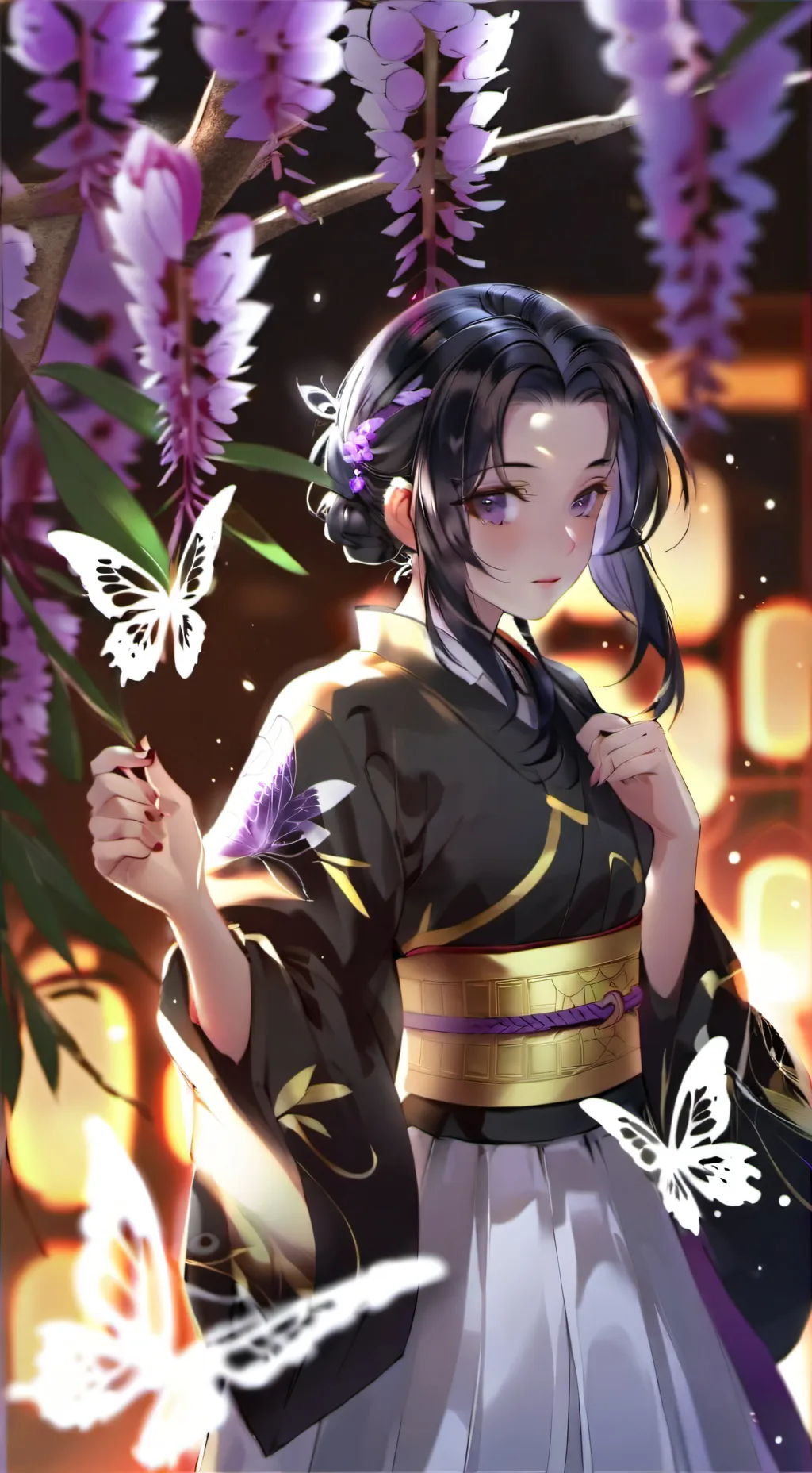 ai character: Shinobu Angst background