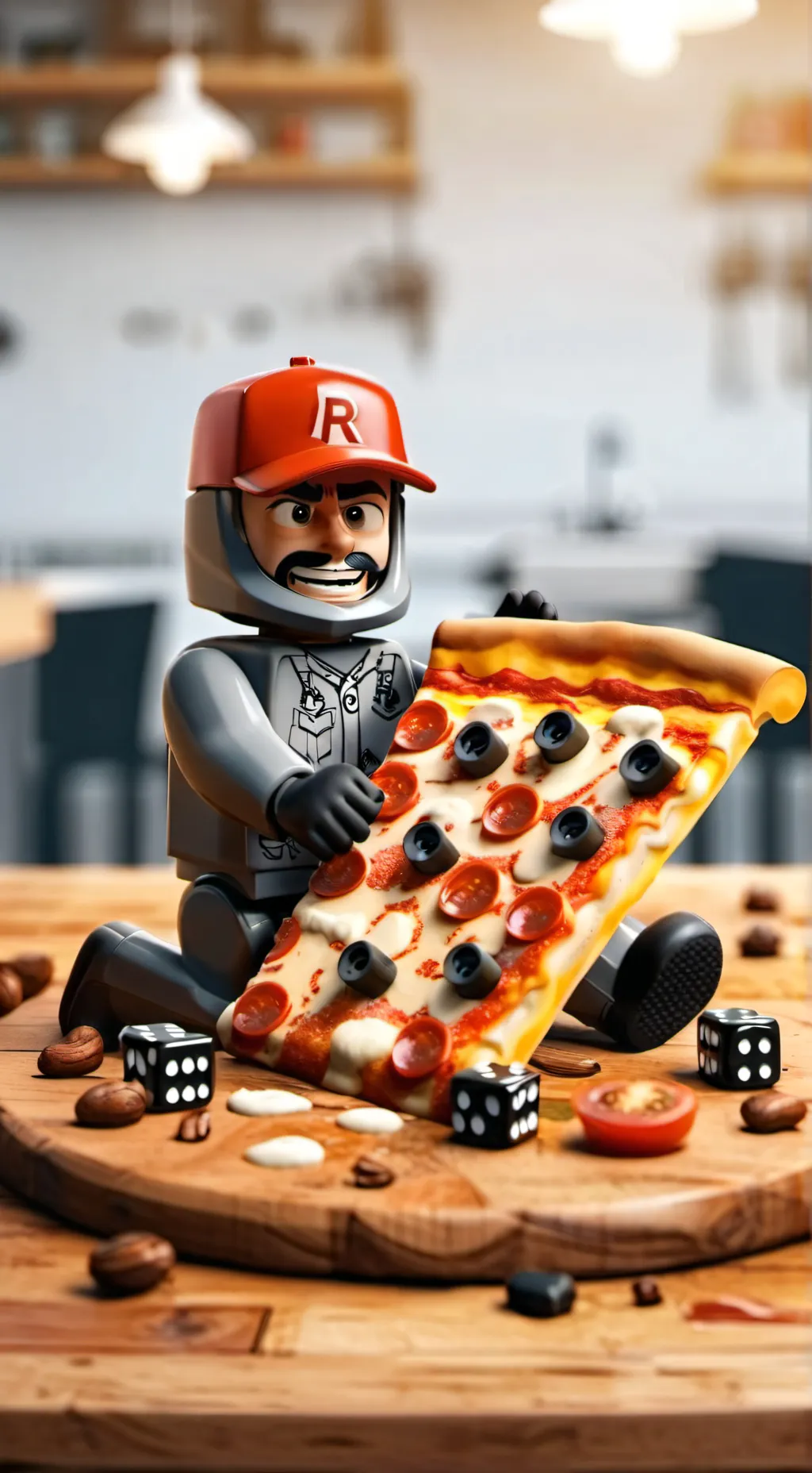ai character: pizza dice roblox  background