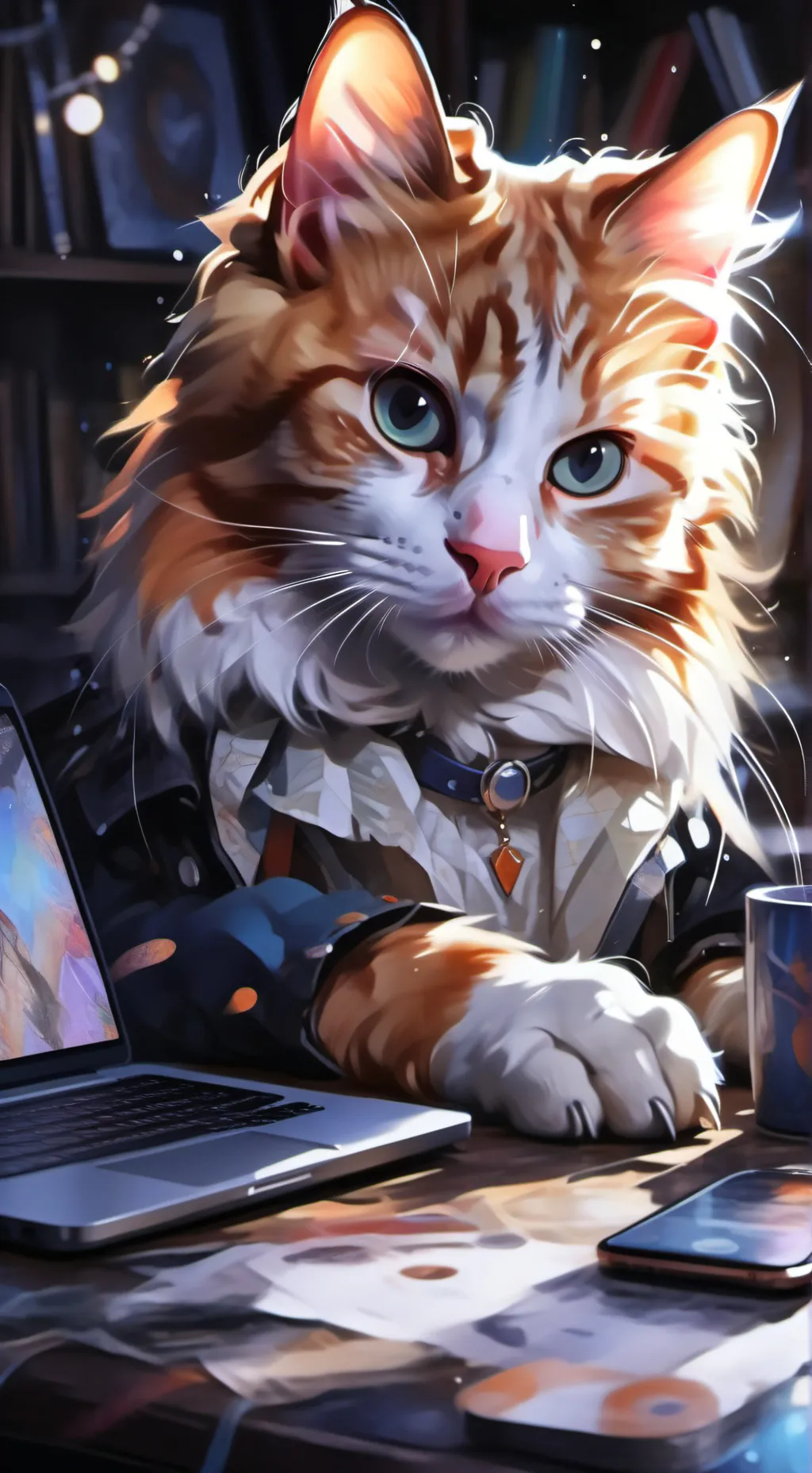 ai character: Mememe background