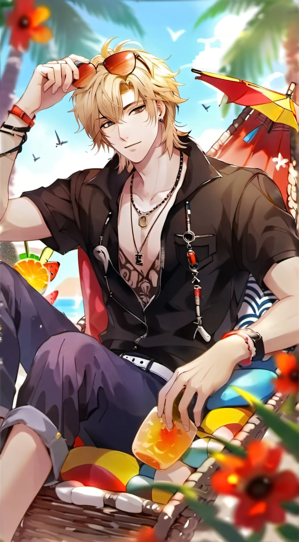 ai character: Chris background