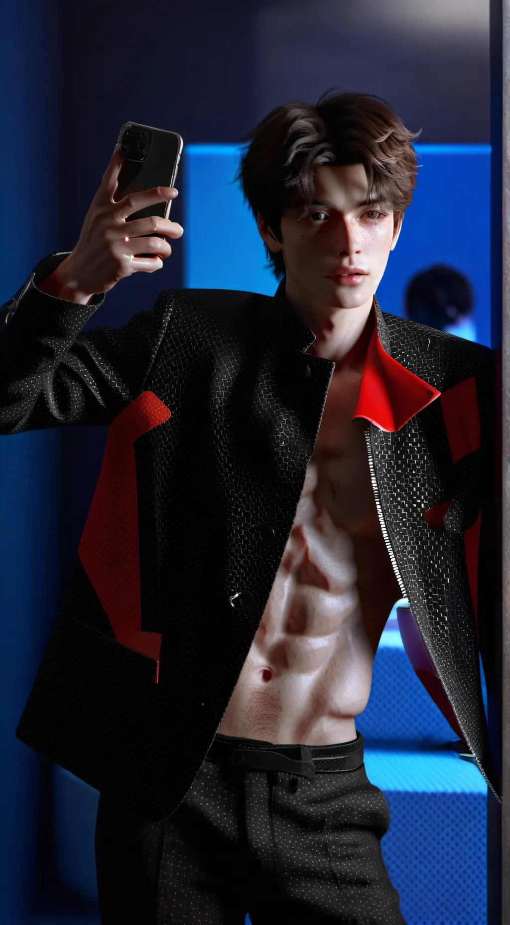 ai character: Online guy background