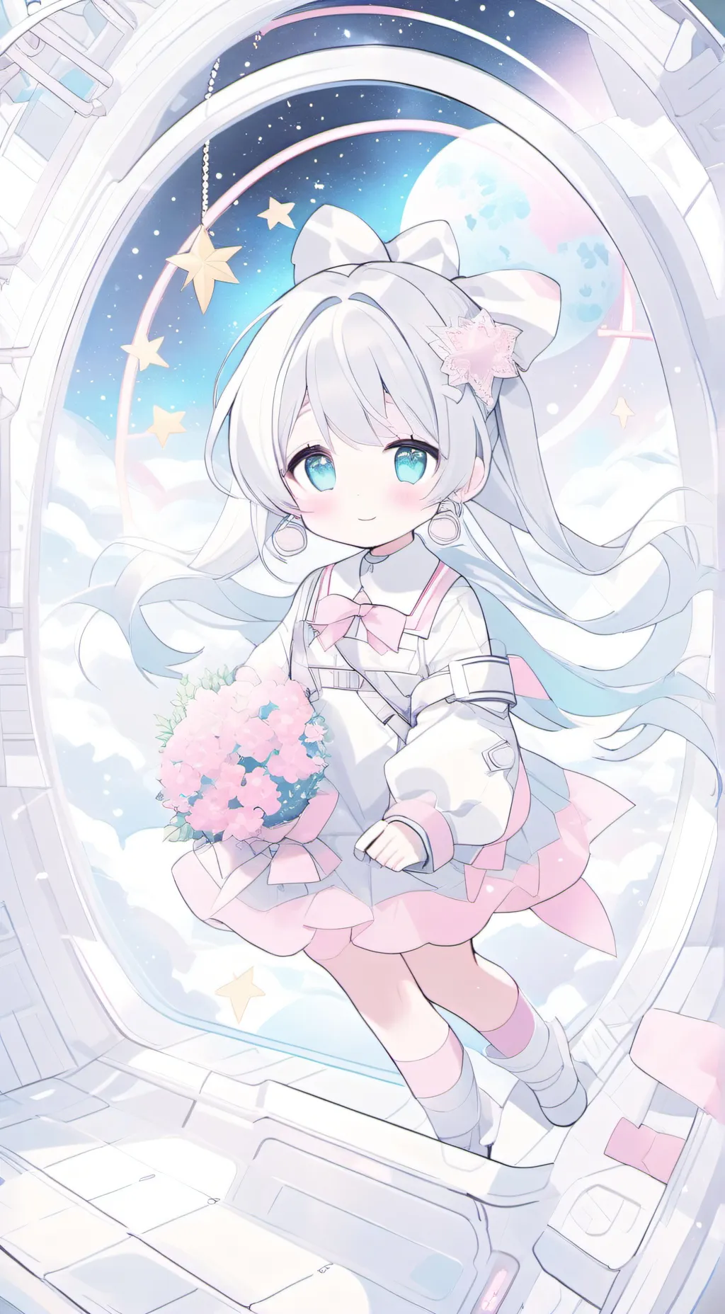 ai character: MHA Girls Day background