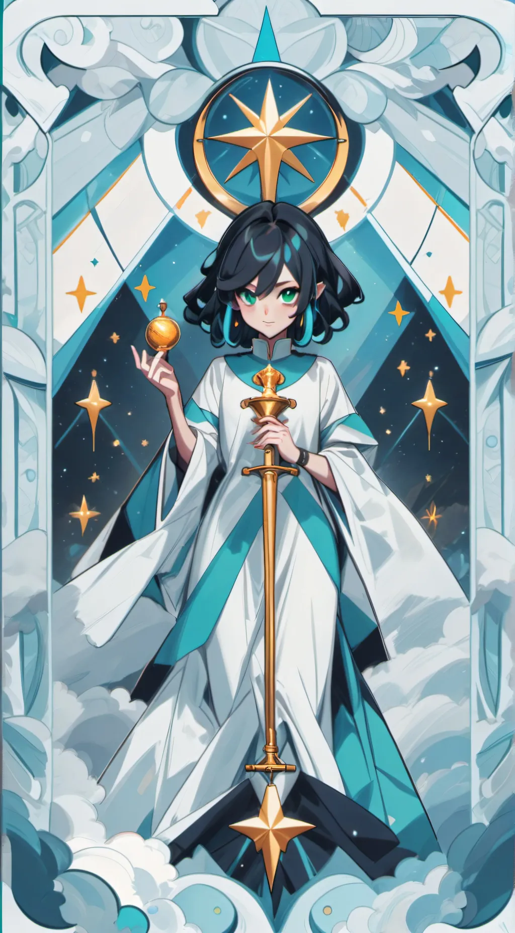 ai character: wenda retake background