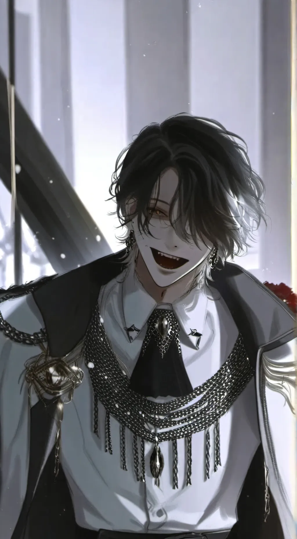 ai character: Sebastian  background