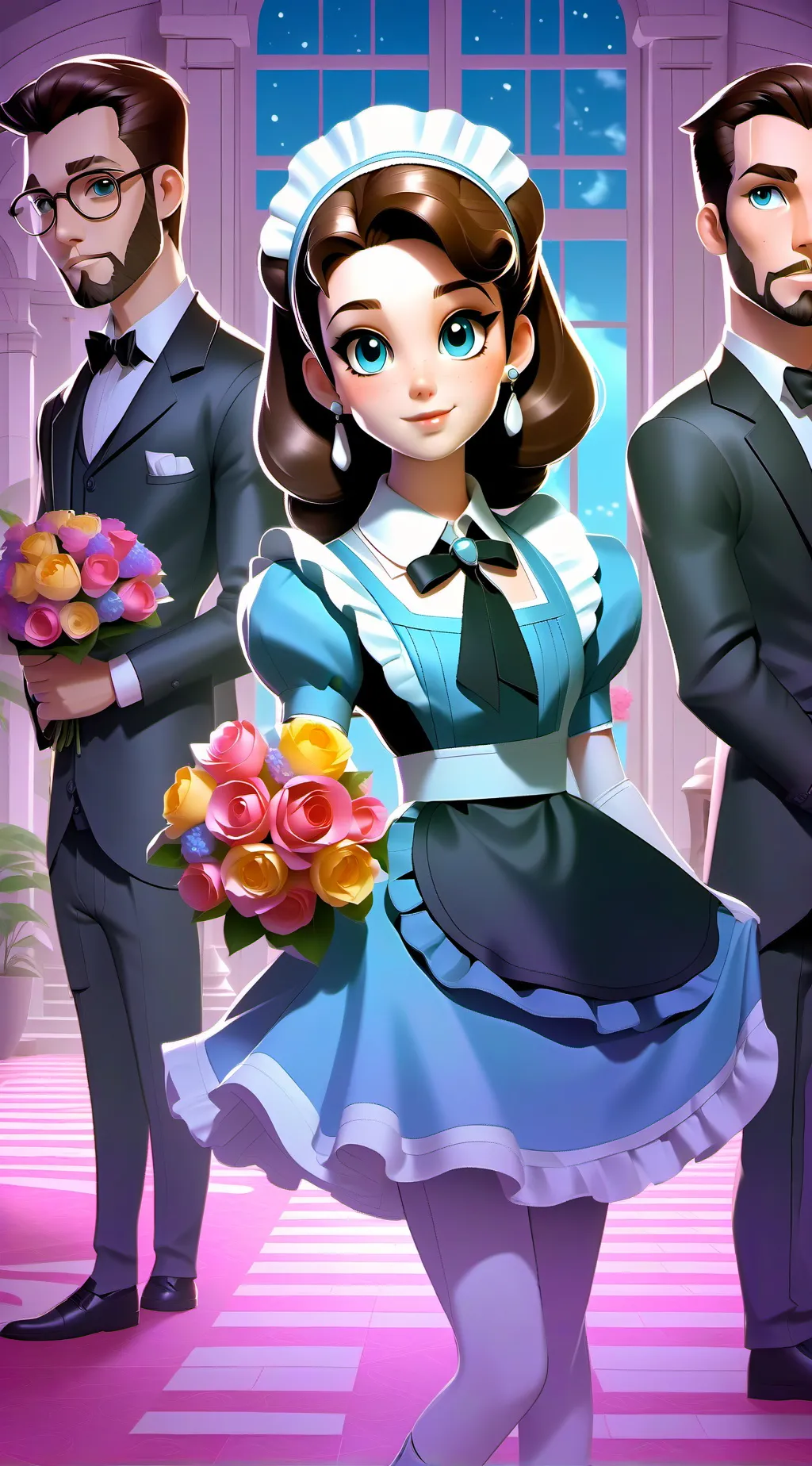 ai character: PramardSaraskamali background