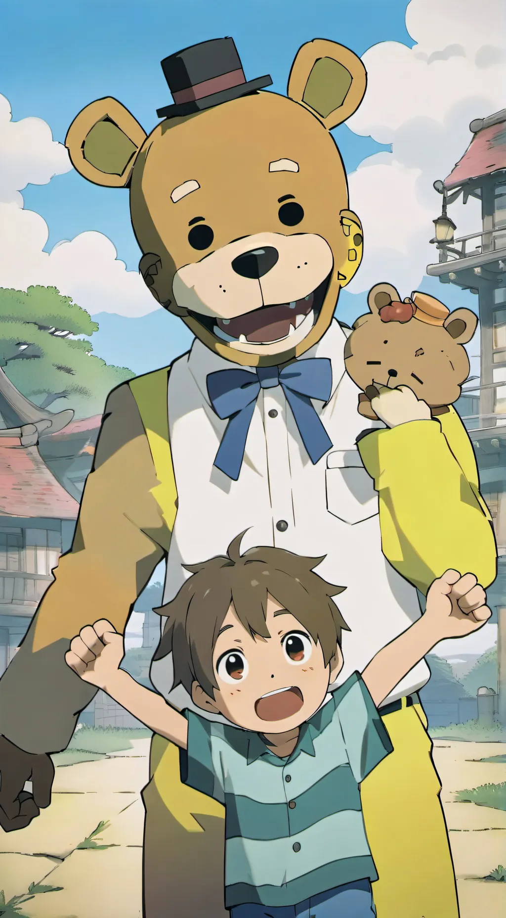 ai character: Being replaced ￼ background