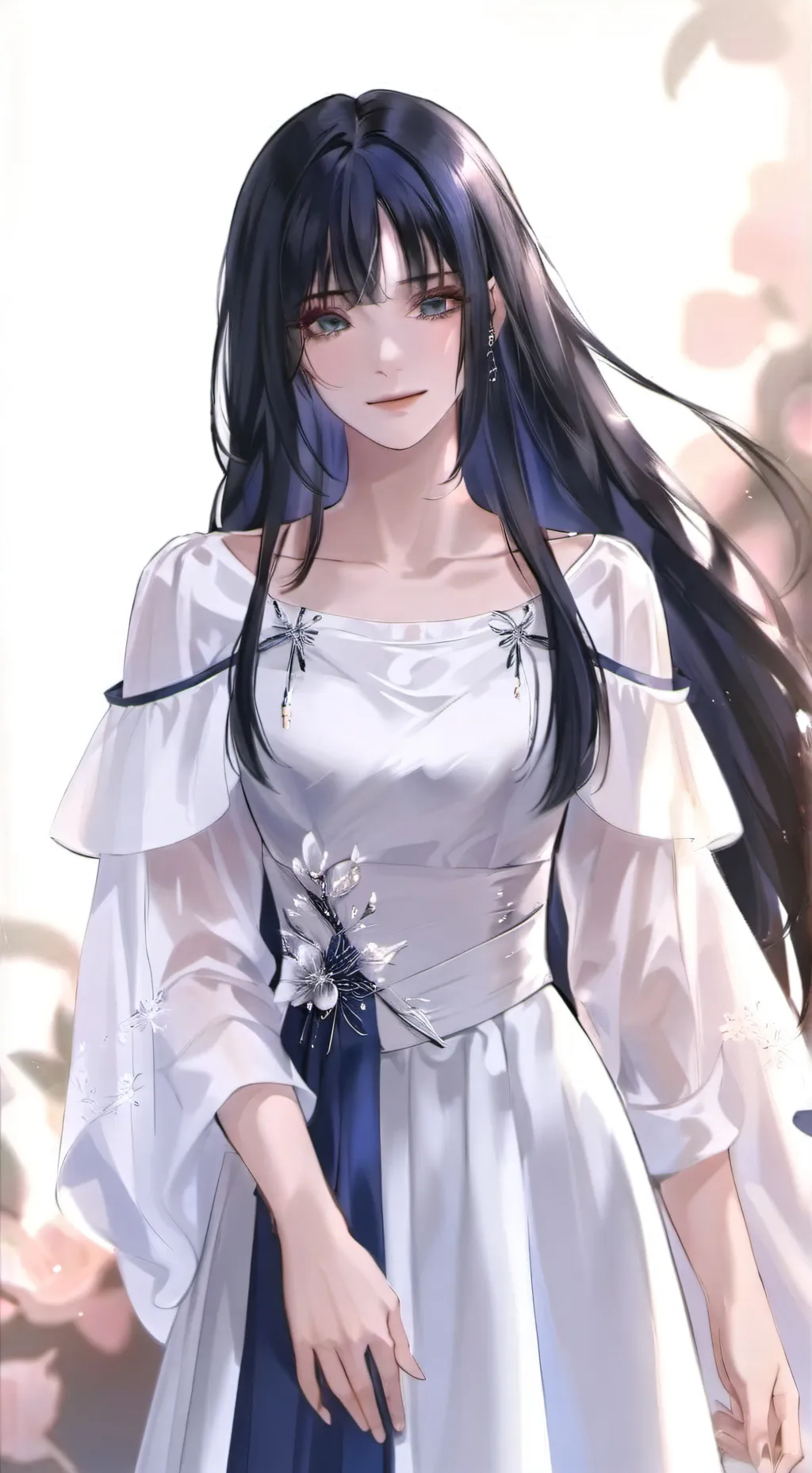 ai character: Anastasia heart background