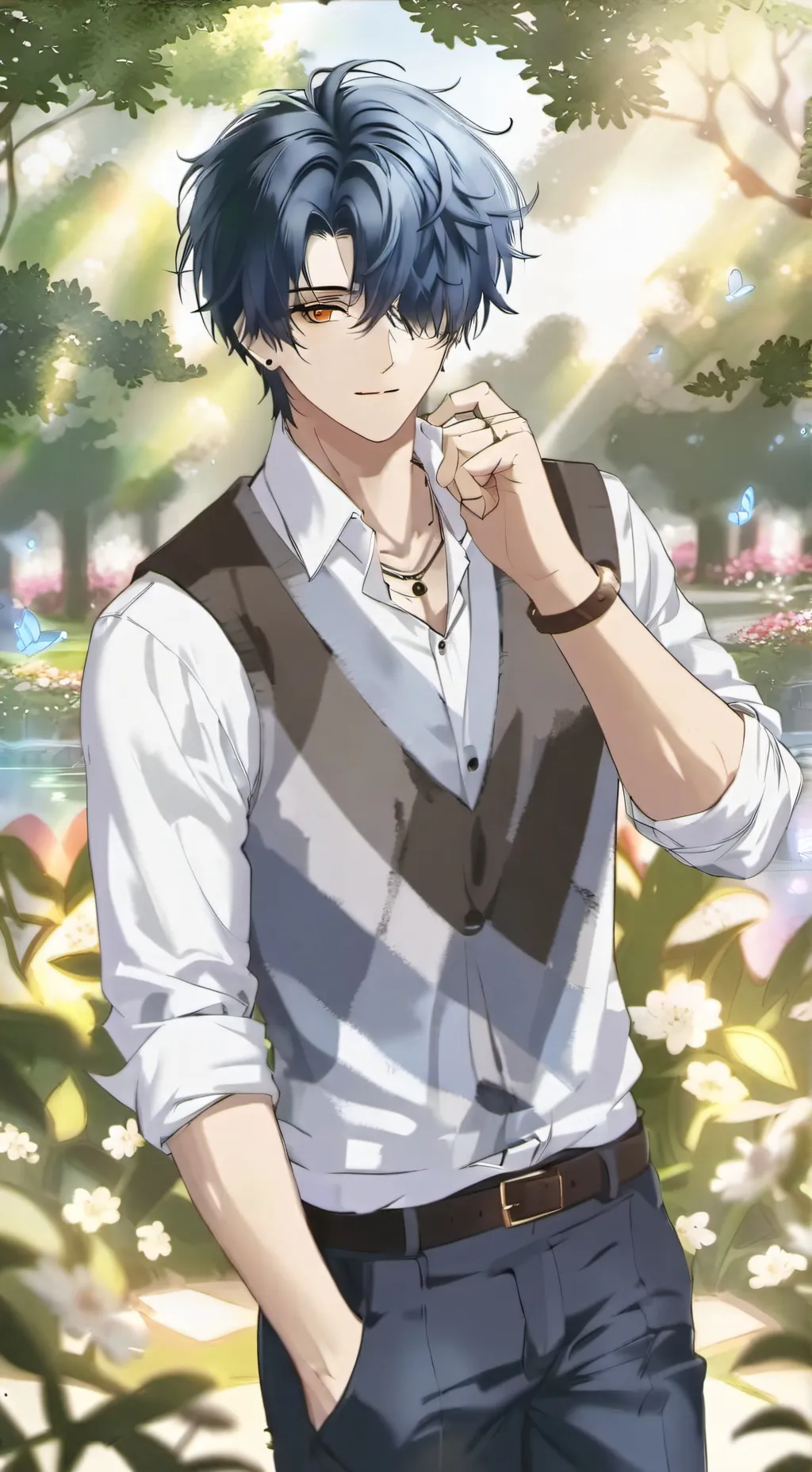 ai character: 💞luk💐 background