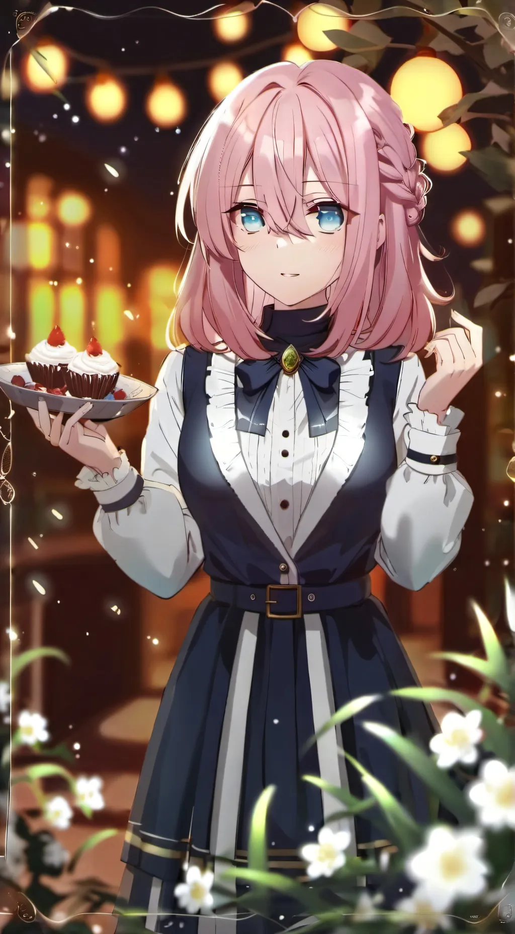 ai character: Моста background