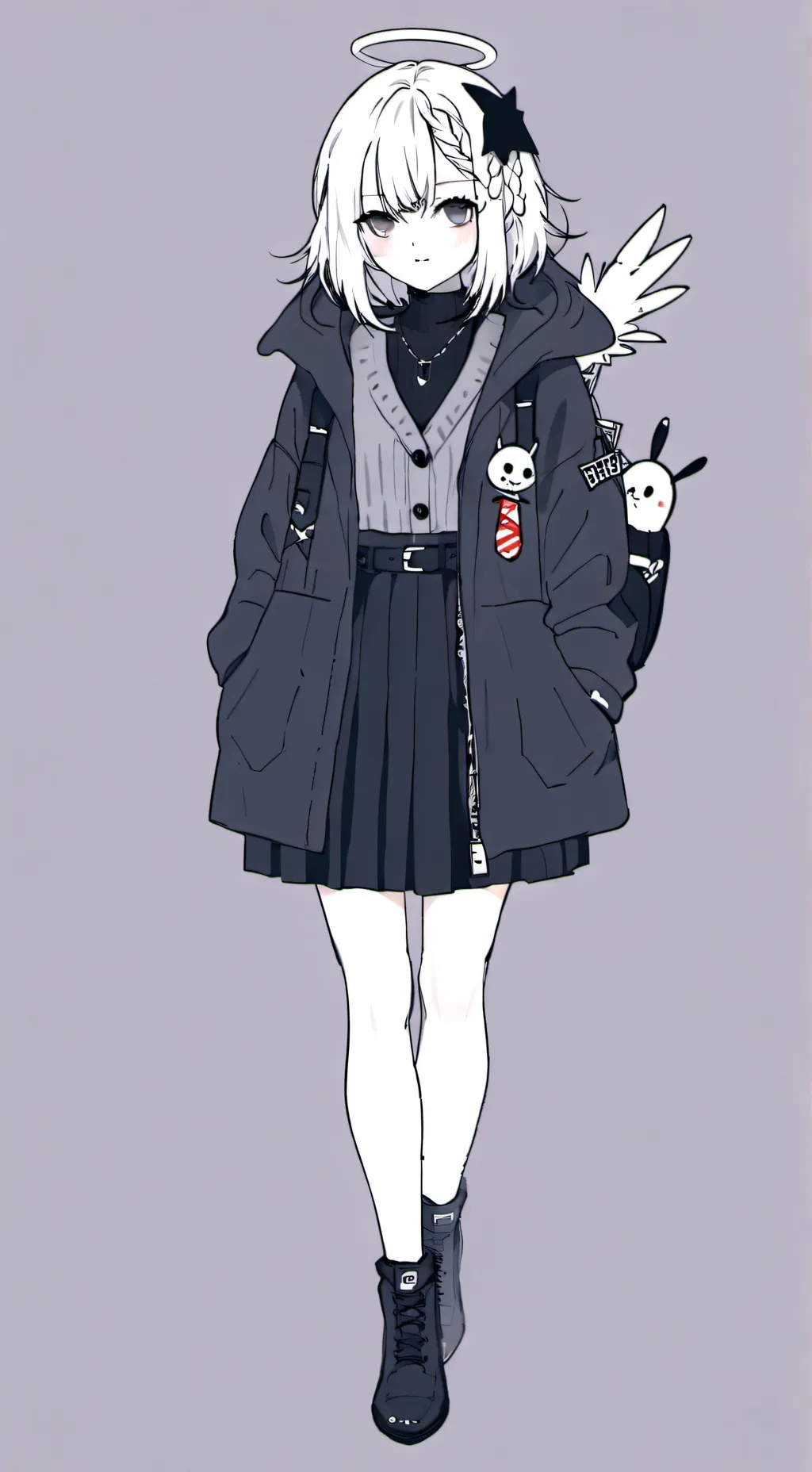 ai character: Akudazay  background