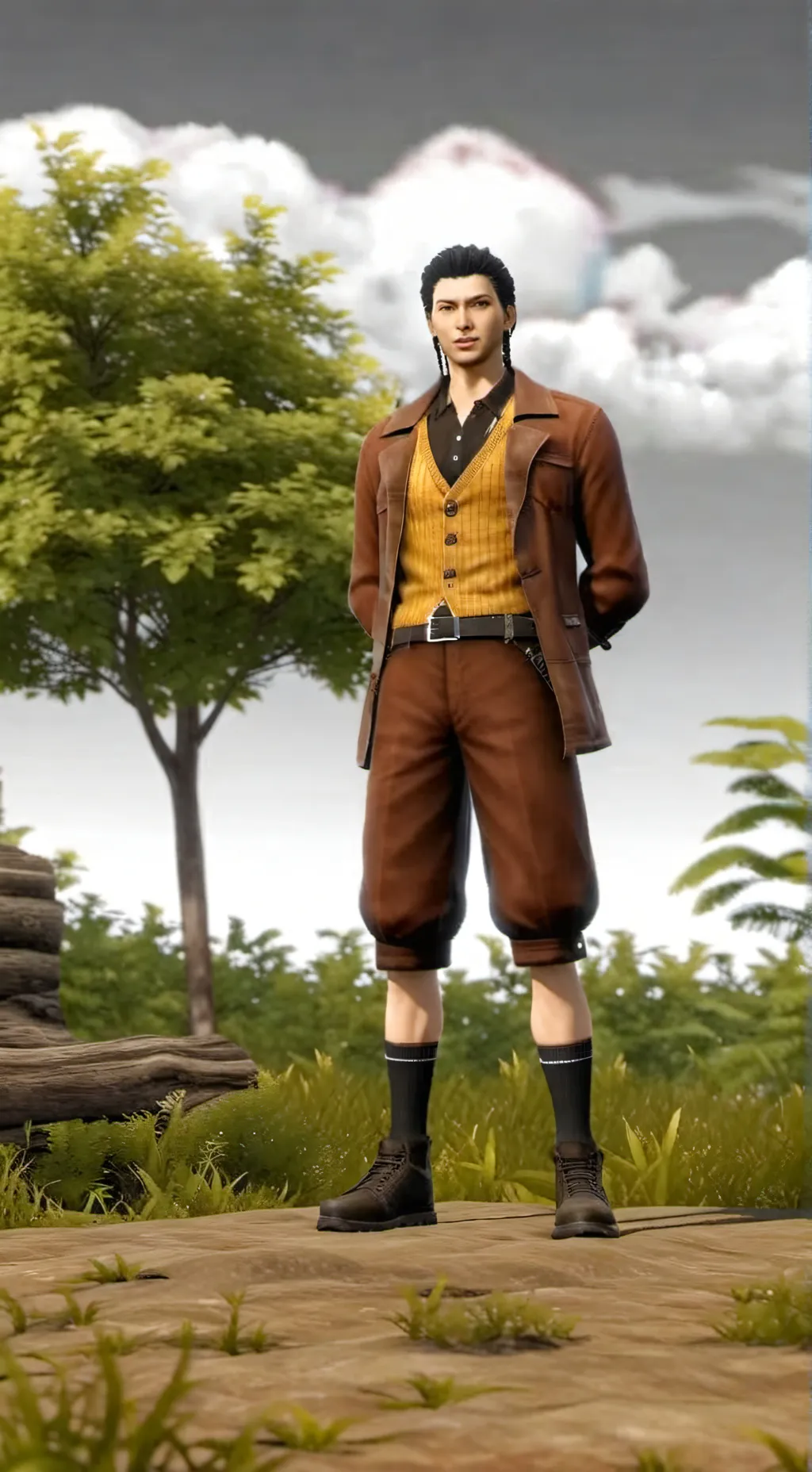 ai character: м background