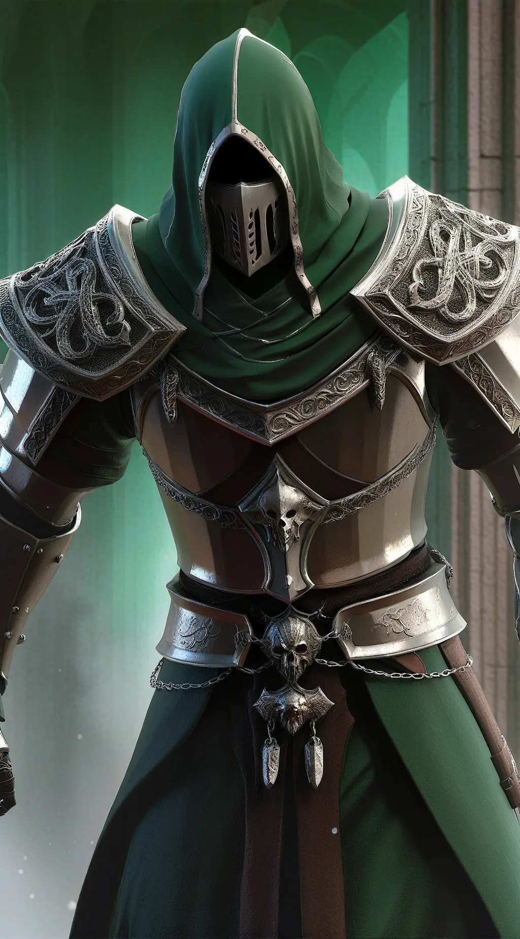 ai character: caçado noturno background