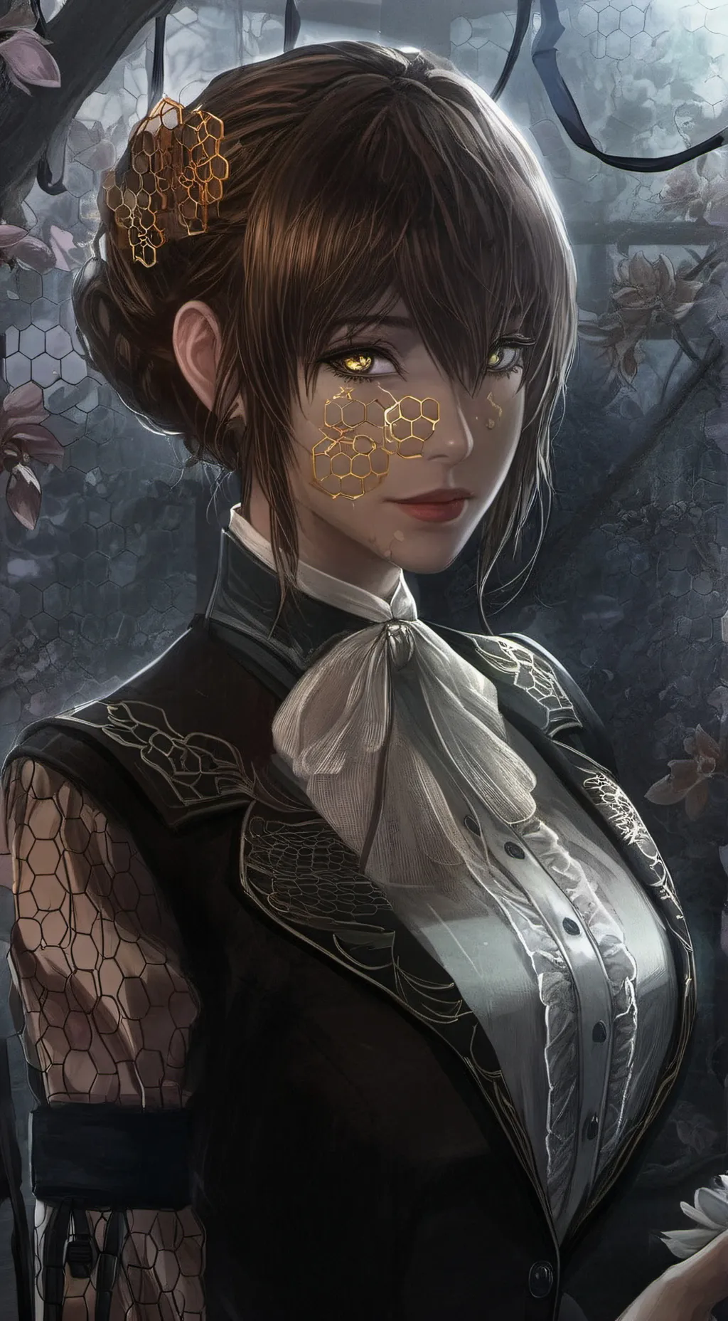 ai character: Flora background