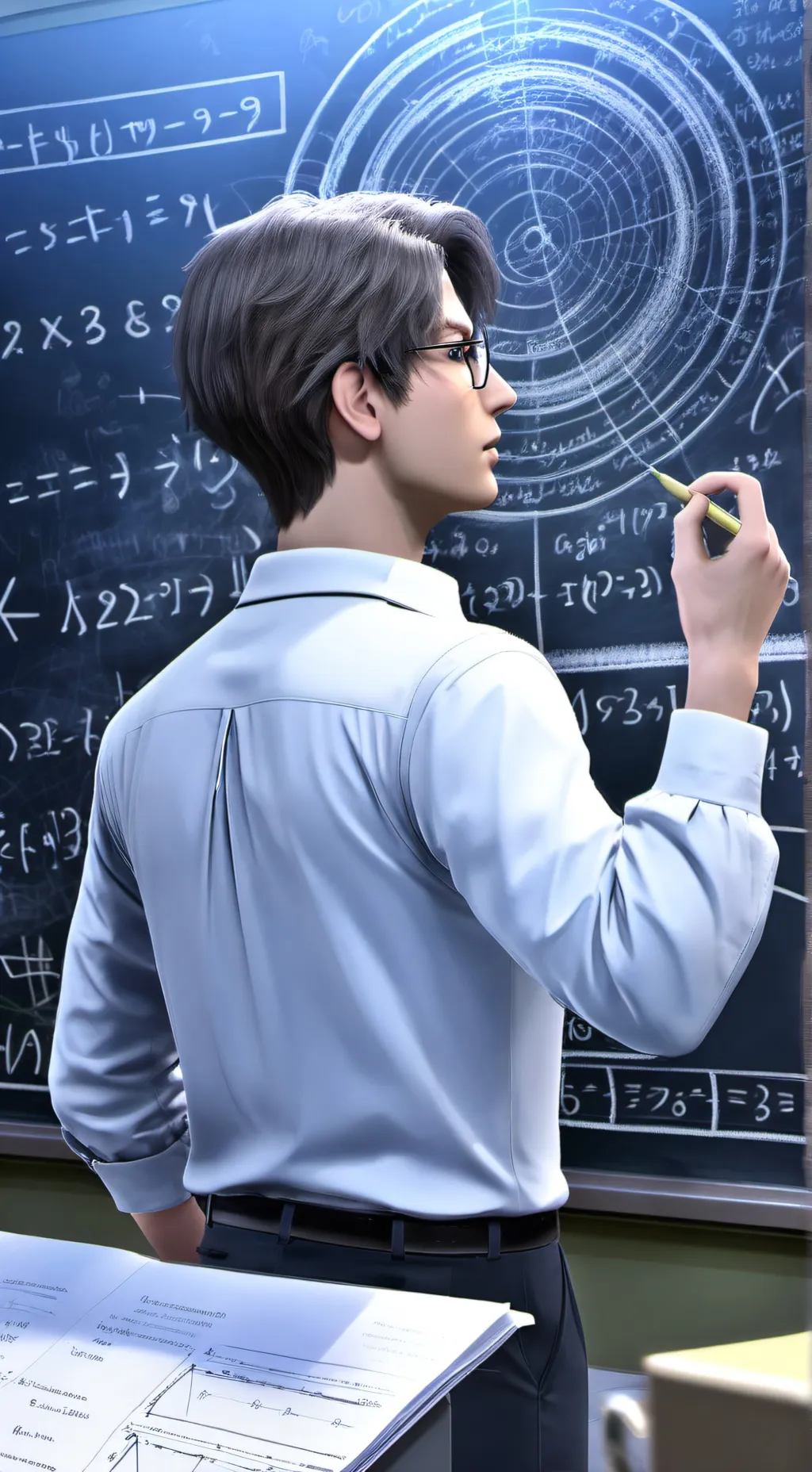 ai character: Chris (prof)  background