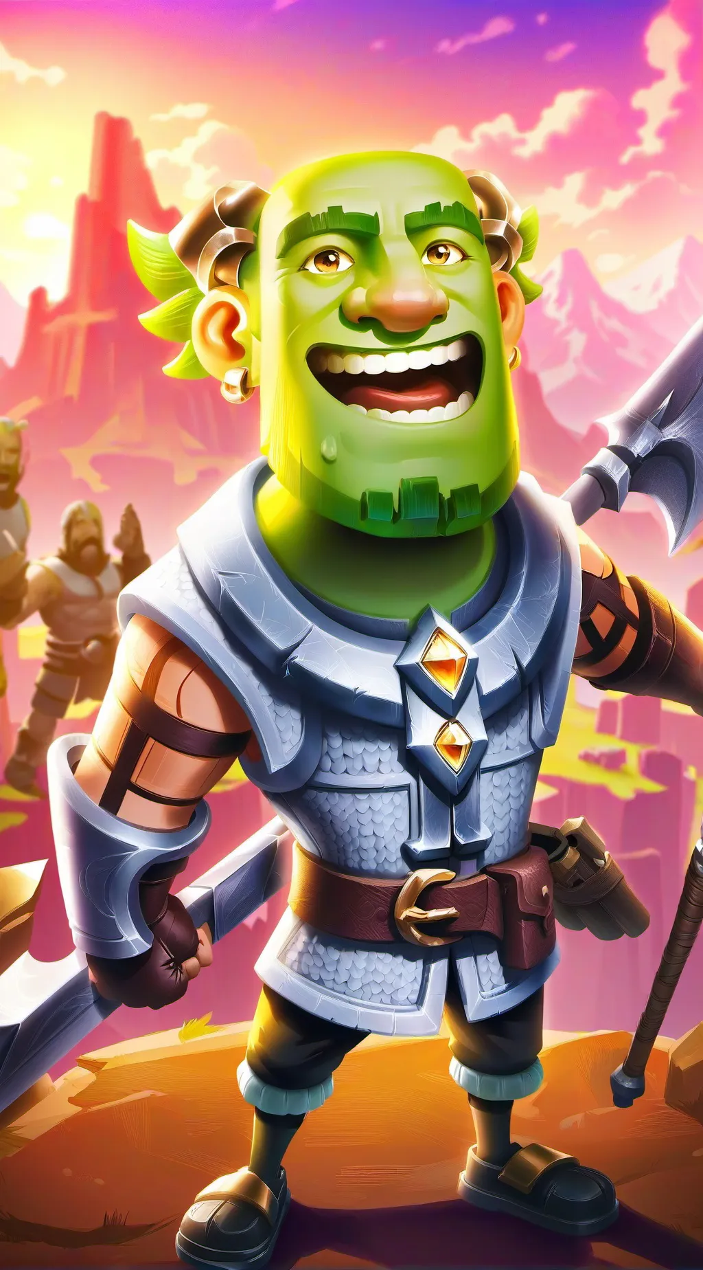 ai character: Чун Чун background