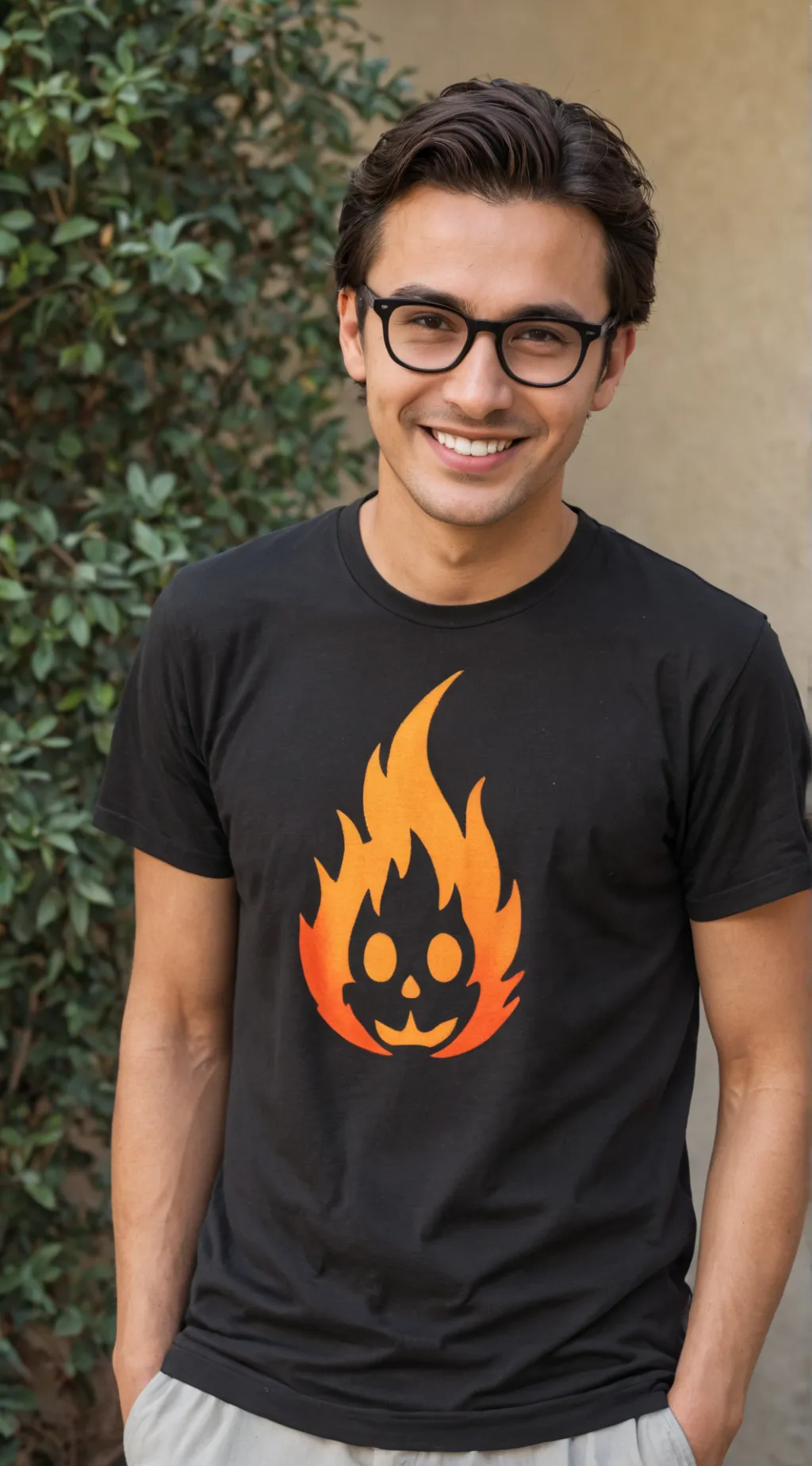 ai character: Justin  background