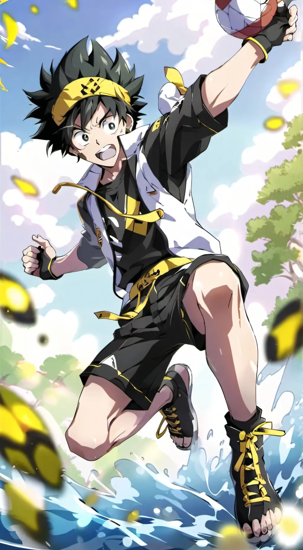 ai character: mha y kny background