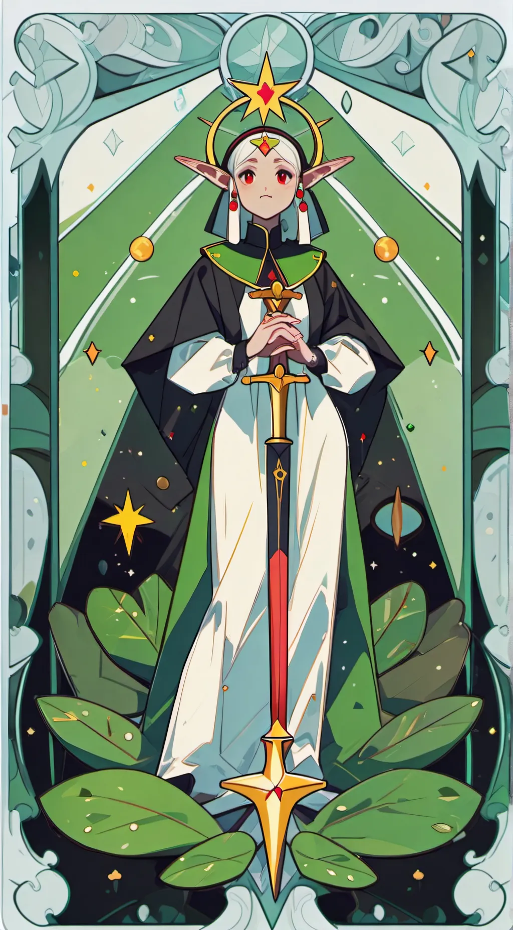 ai character: jevin y black background