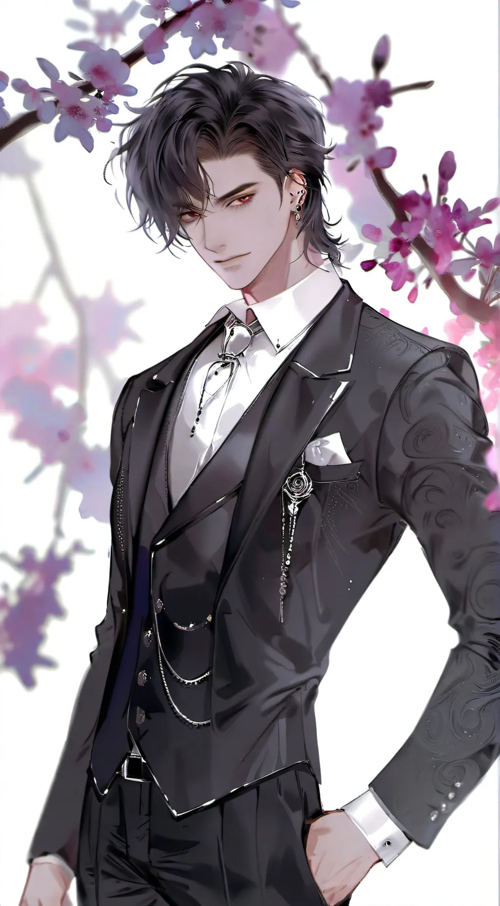 ai character: Sebastián 😇😈 background