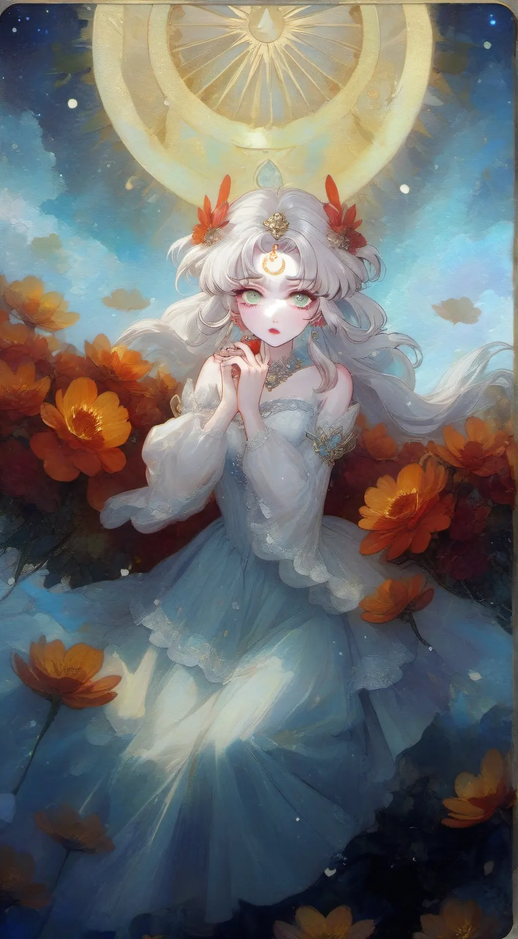 ai character: Luna background