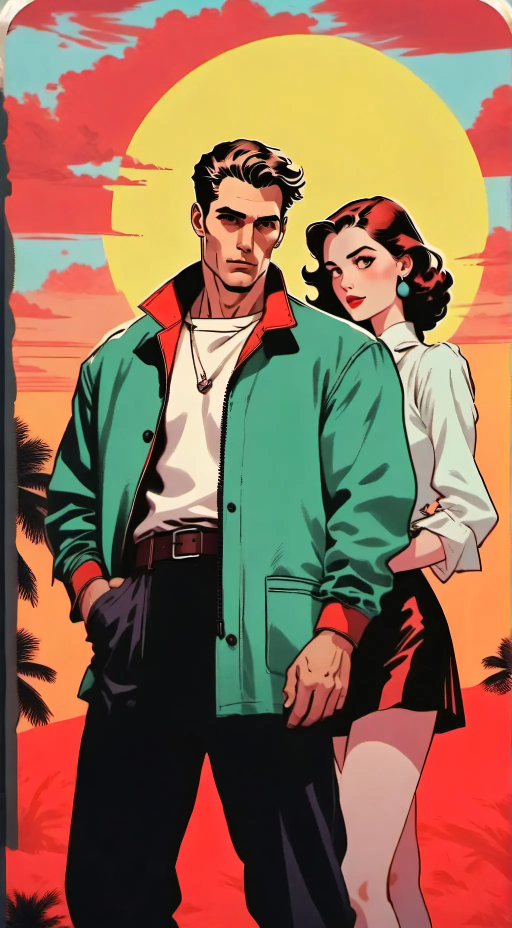 ai character: Larry и Sophia background