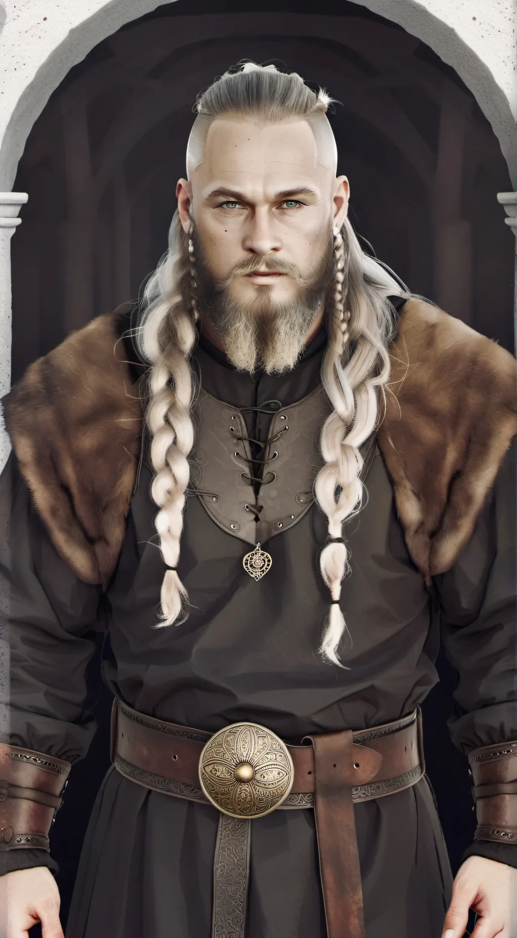 ai character: Ragnar lothbrok  background