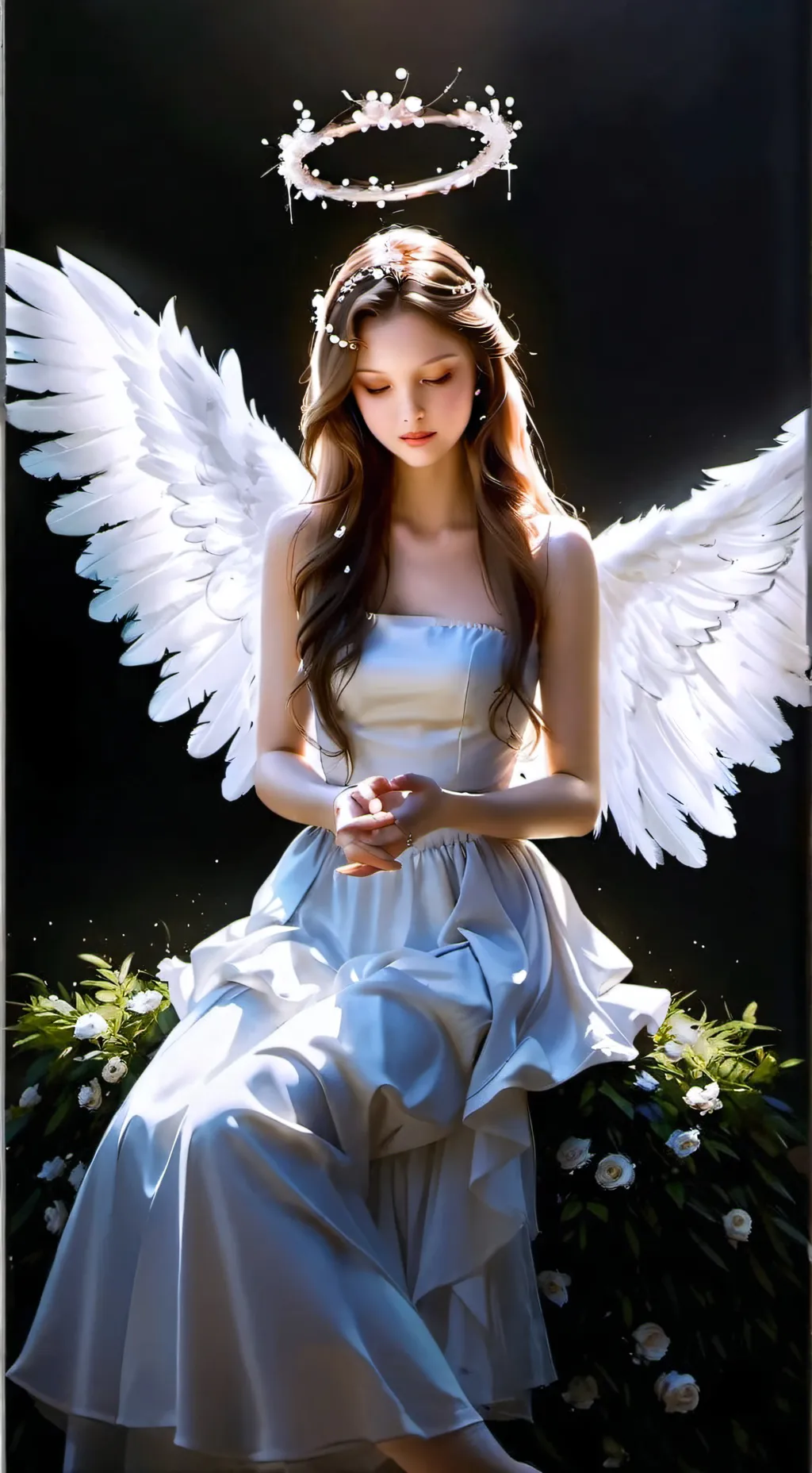 ai character: Queen Of Angels background