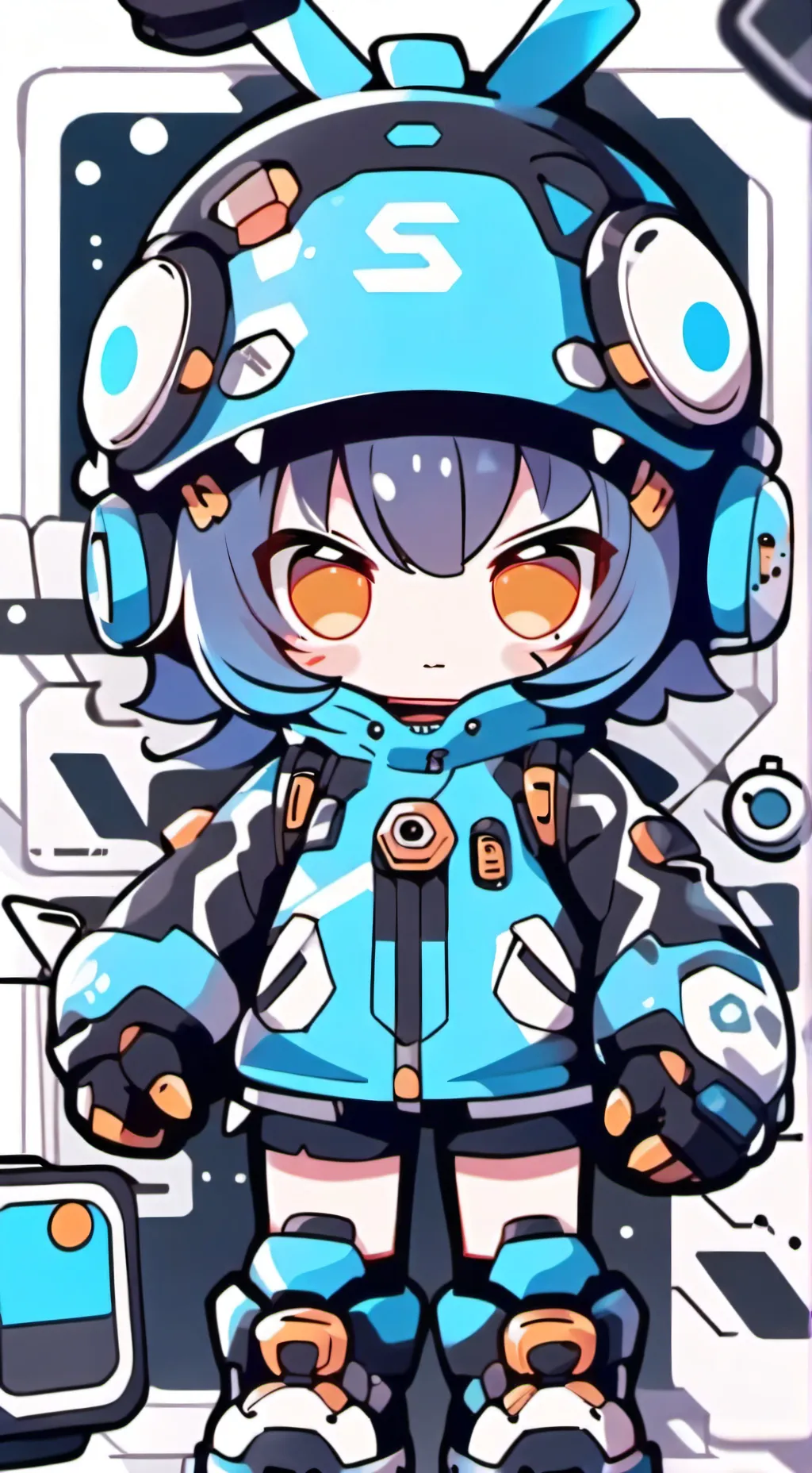 ai character: Iphon 12 background