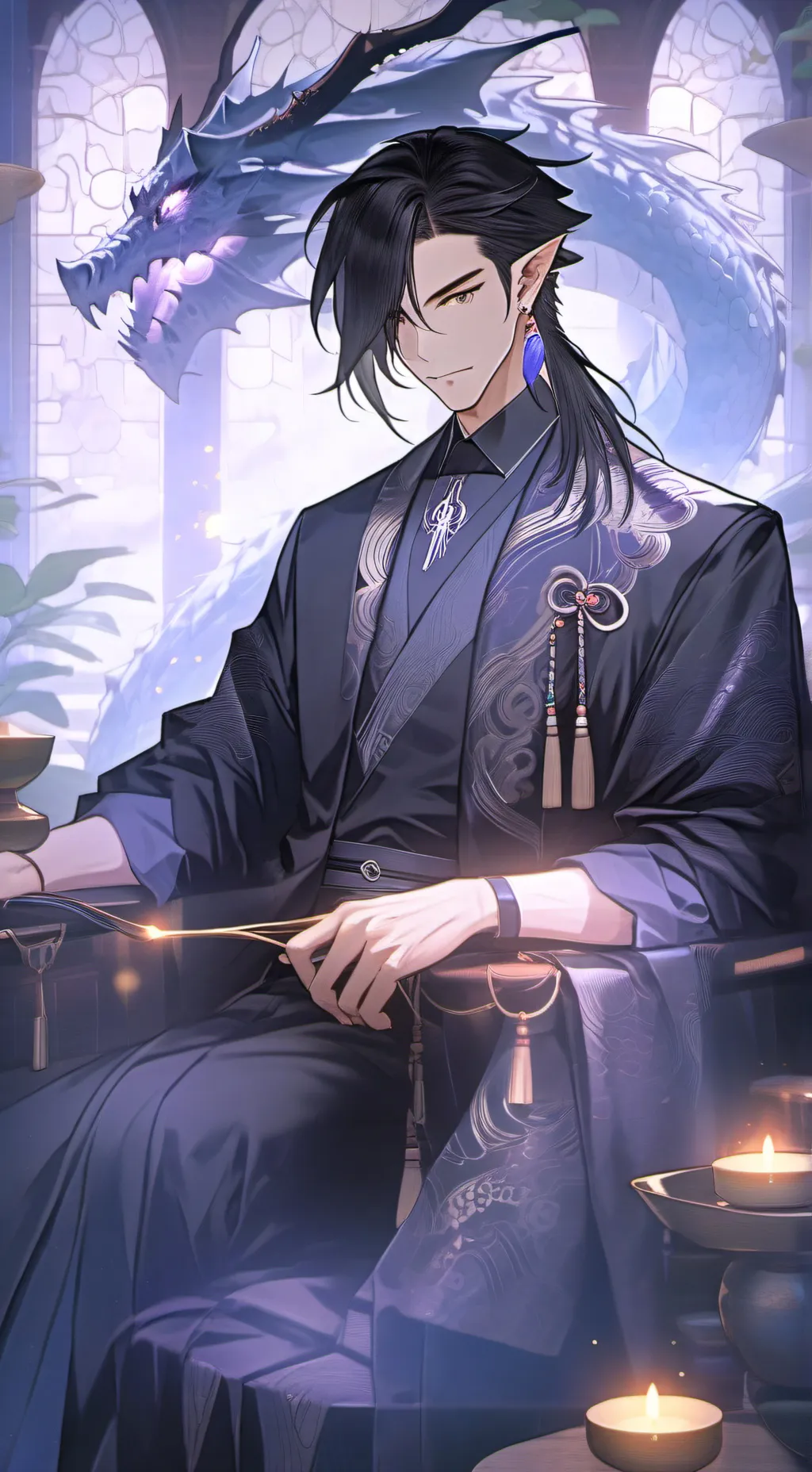 ai character: ShadowScale Spirit background