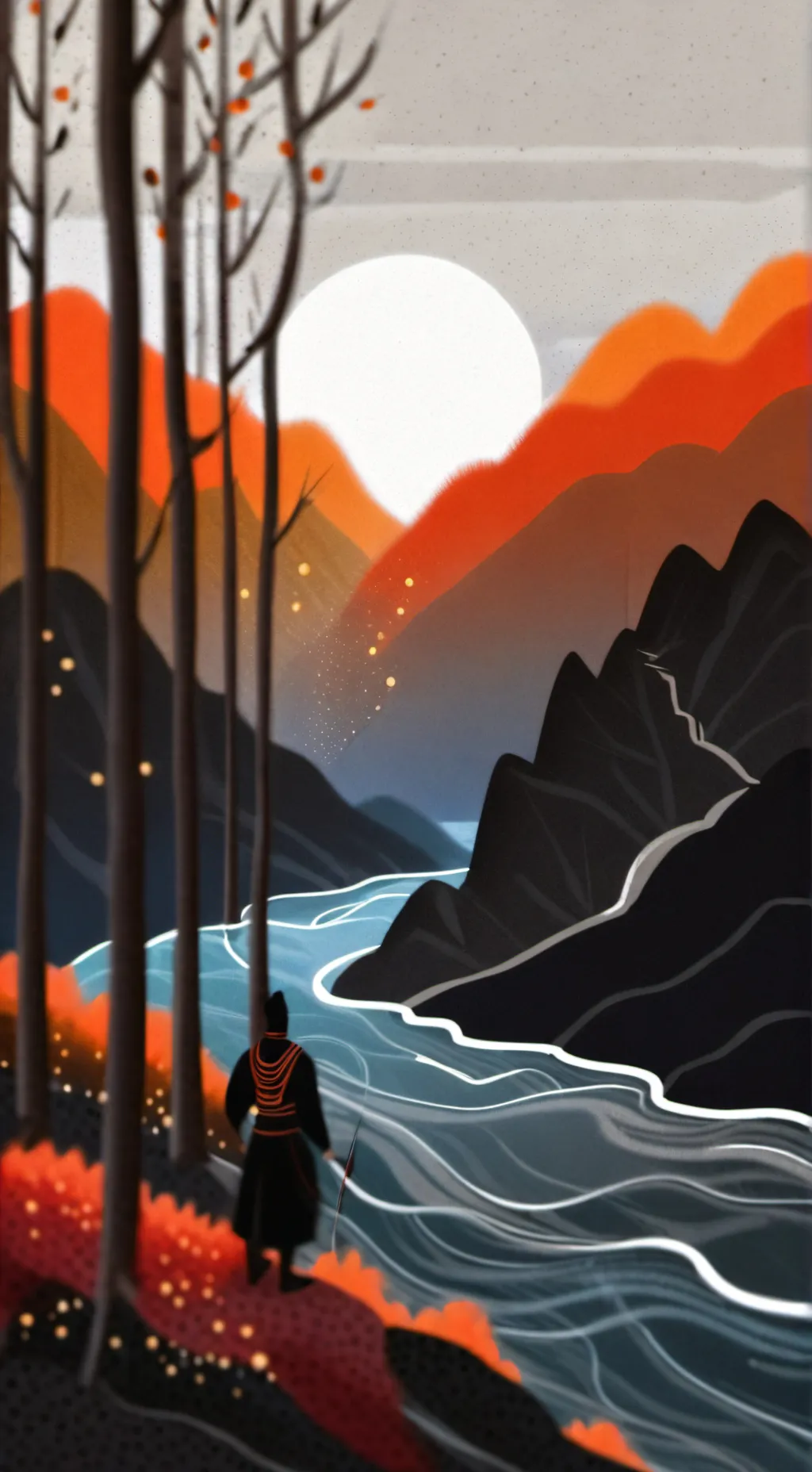 ai character: Big red button  background